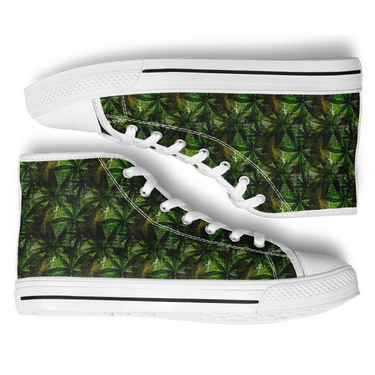 Chokefish™ Urban Peak Retro High Tops-Cannabis-002